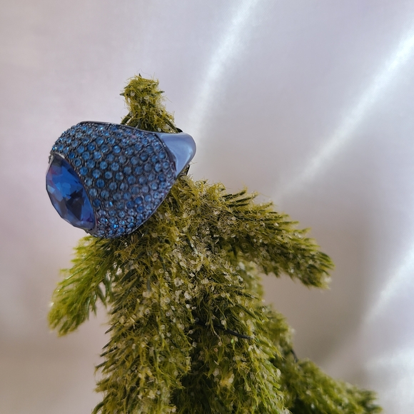 Juicy Couture Blue Cocktail Adjustable Ring NWT gift for her - Picture 4 of 8